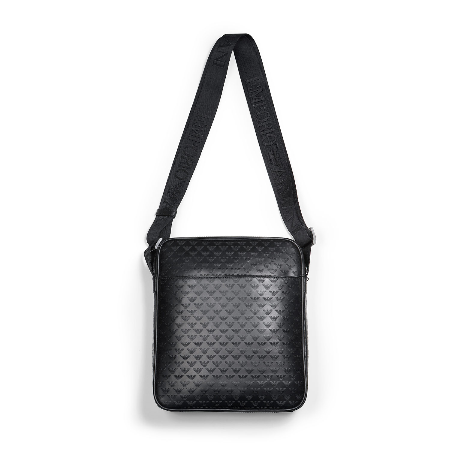 Black Messenger Crossbody Bag · Available at Chicago O'Hare ...