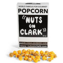 Cheese and Carmel Popcorn sold by Nuts on Clark