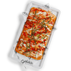 Buffalo Chicken Flatbread sold by The Goddess & Grocer