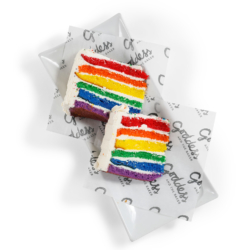 Slice of Rainbow Cake sold by The Goddess & Grocer